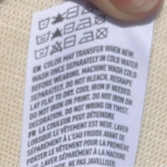 American Eagle Outfitters Women Size Medium Cream Tiered Peplum Camisole - Picture 11 of 16